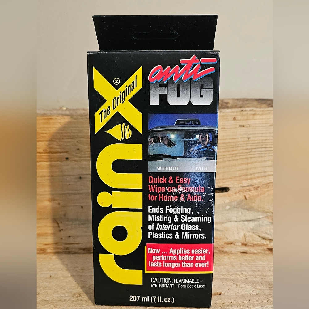 NEW IN BOX The Original Rain X Anti Fog Treatment NOS 7 fl.oz